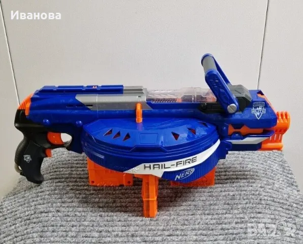 Nerf Gun N-Strike Elite Hail Fire   , бластер с батерии, снимка 2 - Други - 41495524