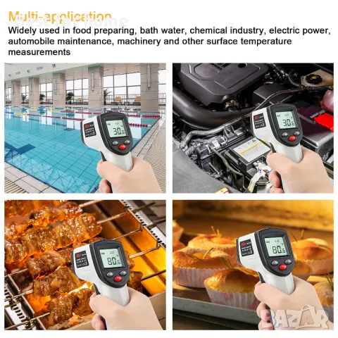 Лазерен термометър за готвене, снимка 2 - Друга електроника - 50277978