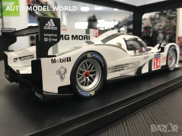 IXO метална колекционерска количка PORSCHE 919 HYBRID 1:18 LEMANS, снимка 2 - Колекции - 47185419