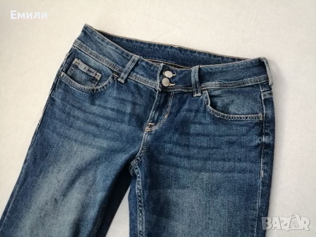 H&M нови дамски дънки с ниска талия и клоширани крачоли р-р S (EU 38) , снимка 6 - Дънки - 45149656