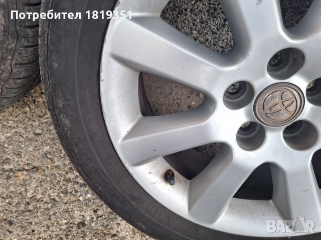 Лети джанти с гуми за авенсис т25, снимка 2 - Гуми и джанти - 52091748