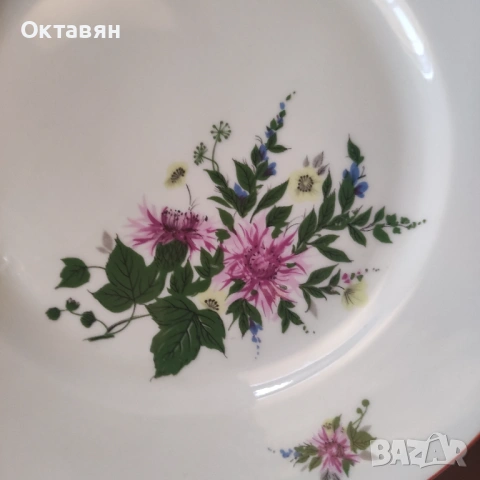 Порцеланови чинии плитки/дълбоки, снимка 7 - Чинии - 53422709