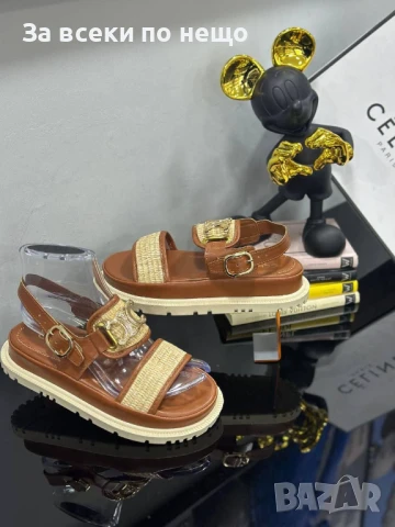 Celine Дамски Сандали Селин - Налични Различни Цветове Код E601, снимка 6 - Сандали - 50946008