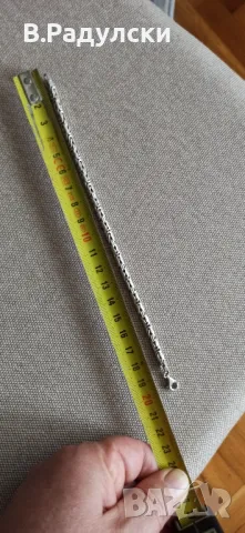 Две сребърни гривни и кръстче , снимка 11 - Гривни - 49751836