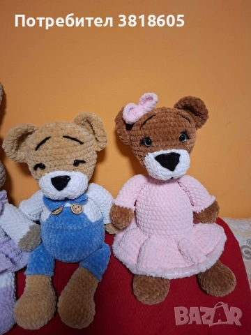 🧸✨ Ръчно плетени играчки – сладък и уникален подарък ✨🧶, снимка 4 - Плюшени играчки - 53386534