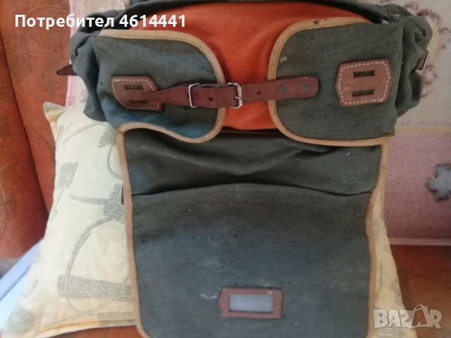  ЛОВНА ЧАНТА раница  40х50 см БРЕЗЕНТ ПОЧТИ НОВА, снимка 7 - Екипировка - 52119872