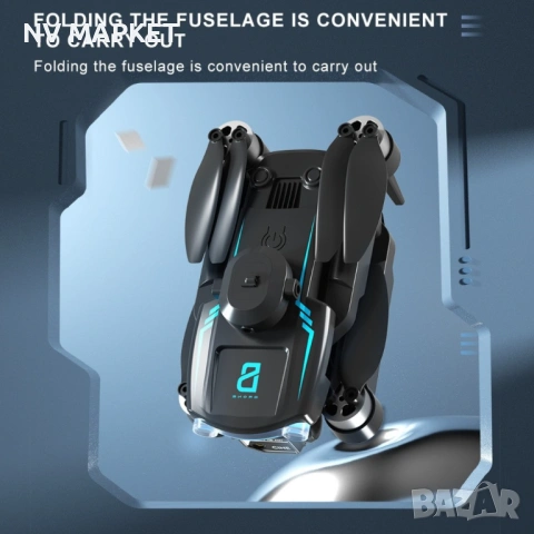 Сгъваем дрон с 8k HD Двойна камера 360 ° на заснемане Дрон S169 с 4К двойна камера, снимка 8 - Дронове и аксесоари - 53837732