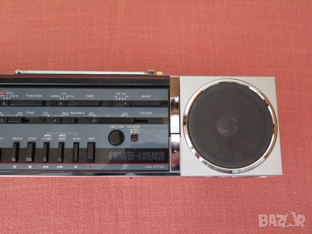 Sanyo Cubic Stereo M-7735 1985 ,Japan, снимка 6 - Радиокасетофони, транзистори - 46306028