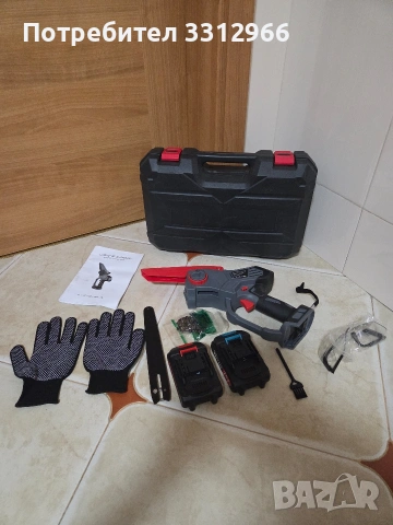 Чисто нов мини акумулаторен трион не тръгва, снимка 2 - Други инструменти - 53650377