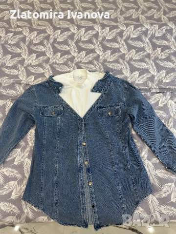 Дамска дънкова риза