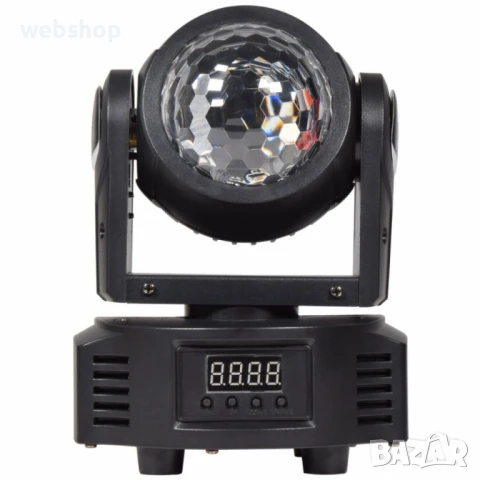 Професионален Дискотечен прожектор с 4 диода, Проектор Double Face Moving Head Light, 40w, снимка 7 - Друга електроника - 50502758