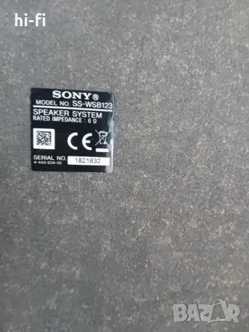 Субуфер sony ss wsb 123, снимка 2 - Тонколони - 47056901