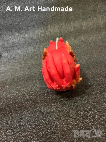 🦋 „Метаморфоза на любовта“ – Еко свещ от соев восък, снимка 2 - Декорация за дома - 53385120