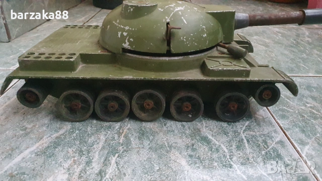 Стара руска играчка Танк, снимка 6 - Колекции - 54272594