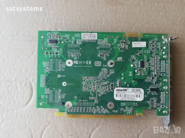 Видео карта NVidia GeForce Inno3D 9500 GT 512MB GDDR3 128bit PCI-E, снимка 8 - Видеокарти - 46335254