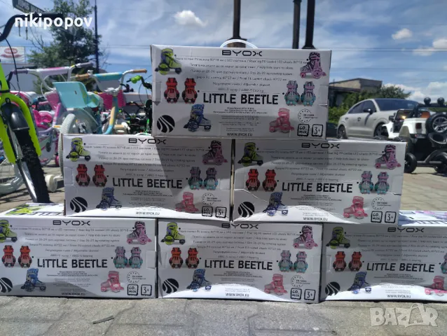 BYOX ролкови кънки Little Beetle PINKY GIRL, снимка 6 - Ролери, кънки - 46833359