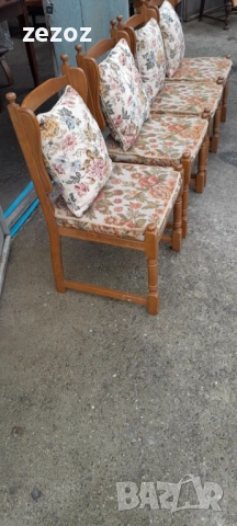 Столове-масив-4бр.№013, снимка 3 - Столове - 54003870