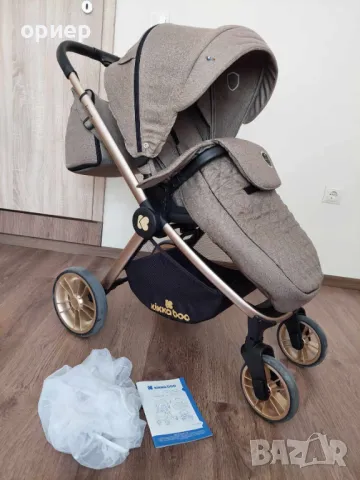 Бебешка количка Kikka Boo 3 в 1 Vicenza Premium Beige, снимка 1 - Детски колички - 47036285