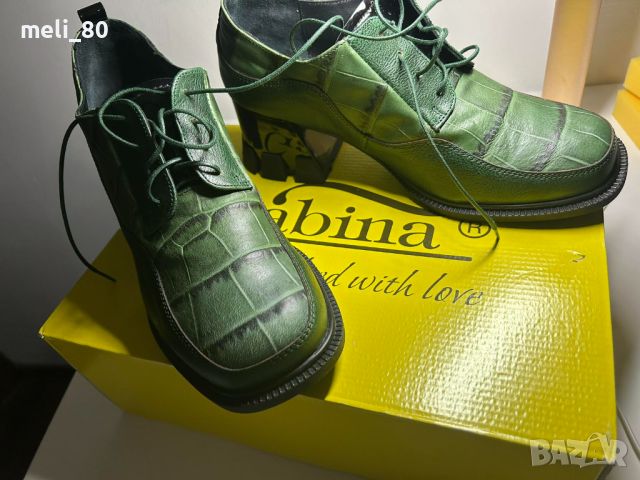 Обувки естествена кожа Gabina, снимка 3 - Дамски ежедневни обувки - 45160160