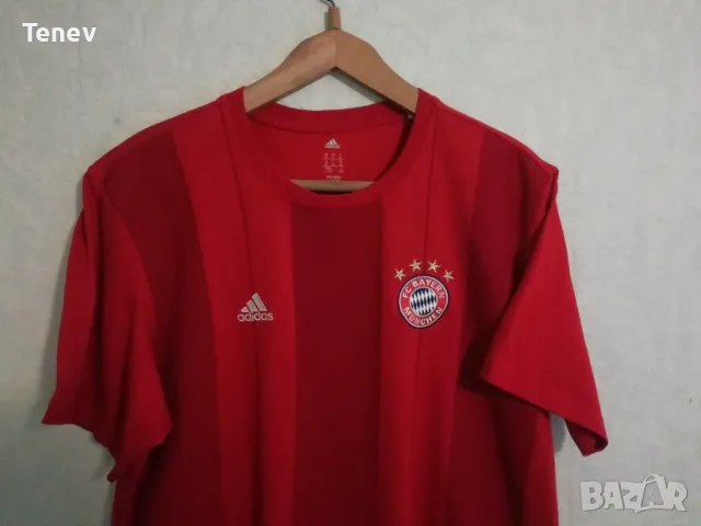 Bayern Munich Adidas XL оригинална памучна тениска Байерн Мюнхен , снимка 4 - Тениски - 50353134