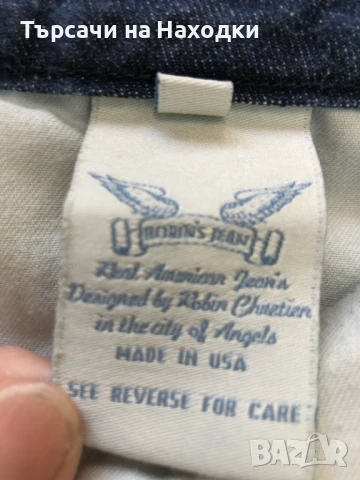 $218 Мъжки дънки Robin's Jean Mens 33 dark blue denim , снимка 7 - Дънки - 50827248