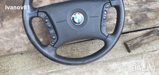 Волан за бмв е46 с копчета за мултифункция  bmw e46 е38 e39 e53 x5 MFL Steering Wheel Leather , снимка 2 - Части - 46386201
