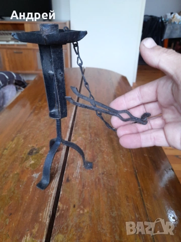 Стар свещник #28, снимка 4 - Други ценни предмети - 54290890