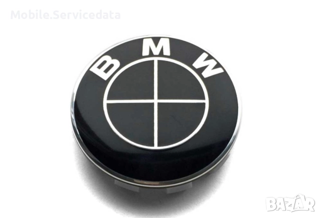 Комплект капачки за джанти BMW 68 мм Алуминий Черен 4 бр, снимка 3 - Аксесоари и консумативи - 52166840