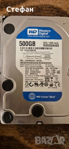 Хард Диск 500гб Seagate/ Hitachi/ western digital/ Toshiba, снимка 8 - Твърди дискове - 53876231