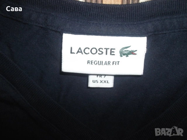 Тениски LACOSTE  мъжки,ХЛ-2ХЛ, снимка 2 - Тениски - 51597327