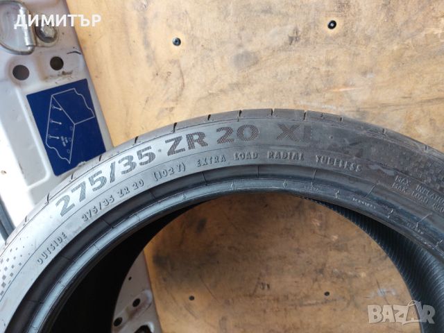 2бр.летни гуми Continental 275 35 20 dot4019  цената е за брой!, снимка 7 - Гуми и джанти - 45714038