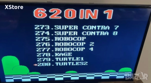 Класическа телевизионна ретро игра с 620 вградени игри, снимка 17 - Други игри и конзоли - 52461324