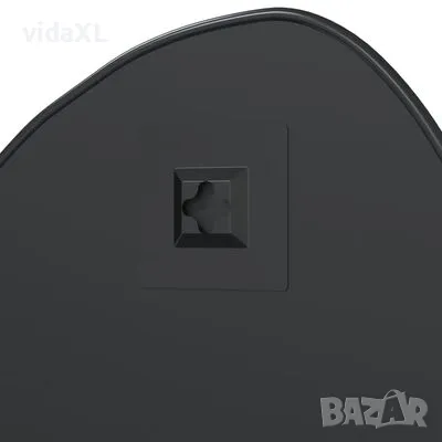 vidaXL Стенно огледало черно 50x40 см（SKU:348252）, снимка 4 - Огледала - 48559259