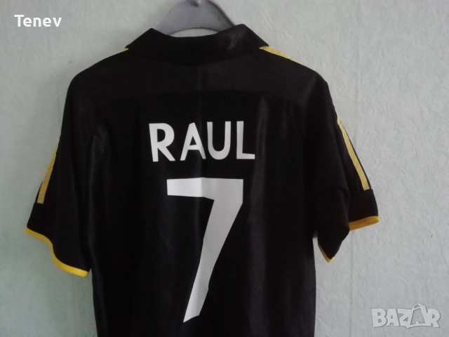 Real Madrid Raul 1999 2000 2001 Adidas AWAY оригинална тениска фланелка Реал Мадрид екип Раул , снимка 3 - Тениски - 52817321