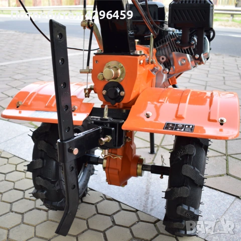 Мотофреза / Мотоблок PREMIUM G900N, 7 к.с. с чугунен редуктор и силоотводен вал, снимка 2 - Градинска техника - 53702991