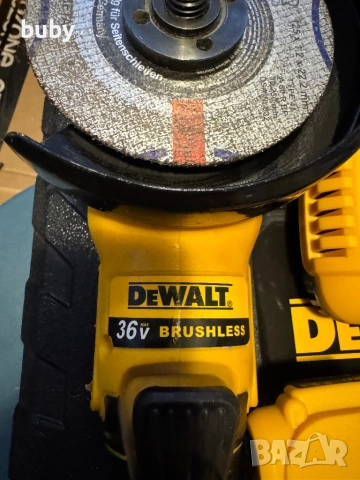Акумулаторен ъглошлайф DeWalt XR 36V 8Ah , снимка 3 - Ъглошлайфи - 53234397