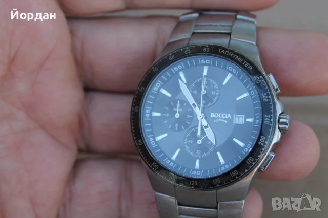 Мъжки часовник ''Boccia Titan'' хронограф, снимка 2 - Мъжки - 50524132