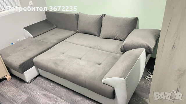 Диван "Деман" на около година, почти неизползван, без забележки., снимка 2 - Дивани и мека мебел - 53367744