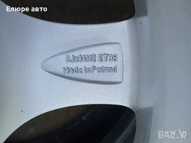 Джанти Тойота 4x100x6J14ет38, снимка 13 - Гуми и джанти - 50945199