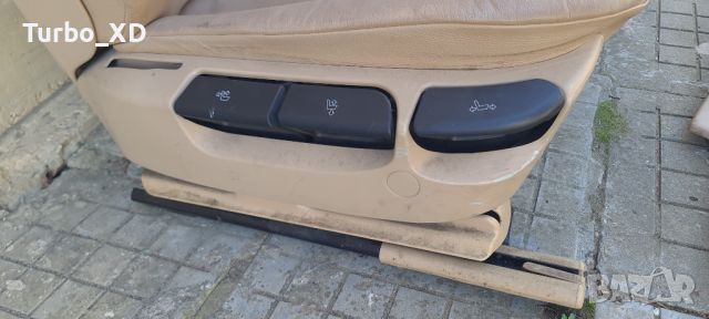 Продавам бежев кожен салон за BMW E39 комби, снимка 4 - Части - 45294002