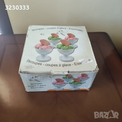 Порцеланови купи за сладолед, снимка 5 - Чаши - 51233101