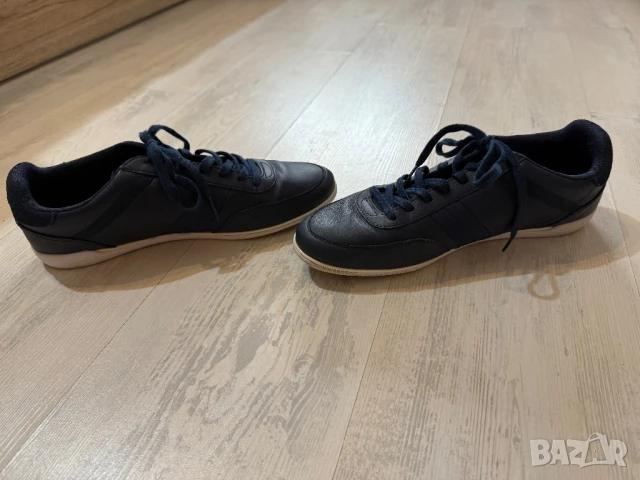 Lacoste оригинални мъжки кецове от естествена кожа, снимка 5 - Кецове - 51029309