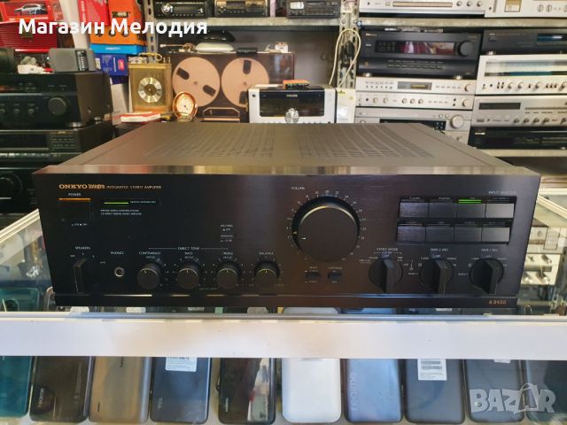 Усилвател ONKYO Integra A-8450   В перфектно техническо и много добро визуално състояние., снимка 2 - Гуми и джанти - 46776566