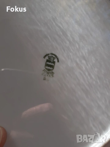 Стар порцелан Гърция колекционерска чиния IONIA, снимка 4 - Антикварни и старинни предмети - 53408980