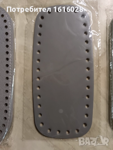 Три различни по големина сиви кожени дъна за чанти., снимка 4 - Чанти - 51585747