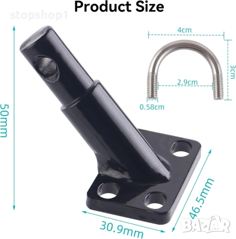 Ново подобрено приспособление за теглич за велосипедно ремарке, универсален адаптер за странично мон, снимка 4 - Аксесоари за велосипеди - 53648893