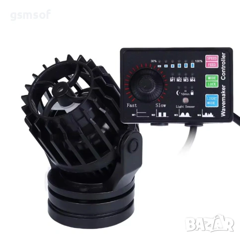 Hsbao W-10 Wave Maker 4000 л/ч – циркулационна помпа за аквариум, снимка 4 - Друга електроника - 53464764