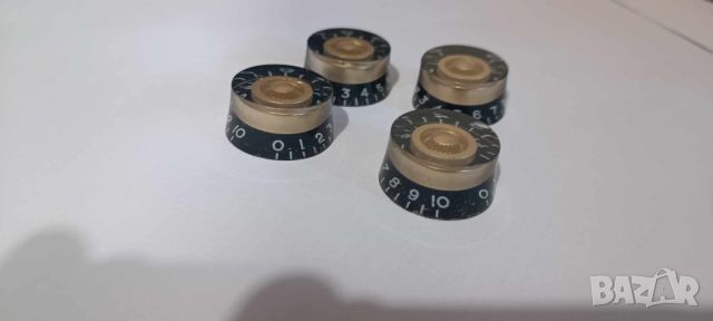 Black & Gold Speed Control Knobs, снимка 3 - Китари - 45947533