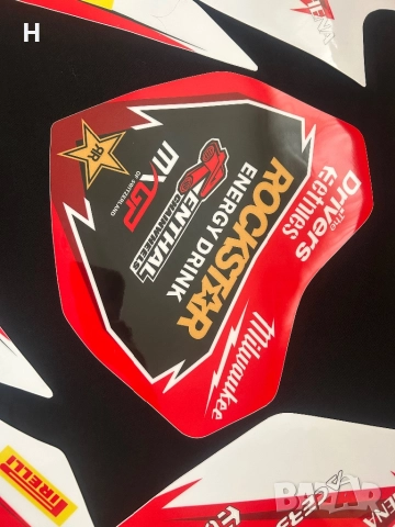 Лепенки за Honda CRF 450 2012, снимка 3 - Мотоциклети и мототехника - 52623178