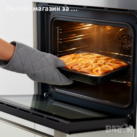 Тава за печене с практичен капак с дръжка за лесно пренасяне и съхранение на печива 279070, снимка 7 - Съдове за готвене - 53232075